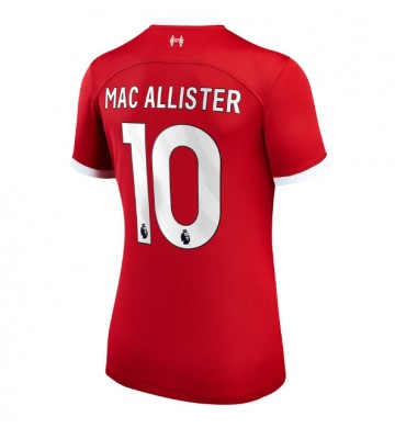 Liverpool Alexis Mac Allister #10 Replica Home Stadium Shirt for Women 2023-24 Short Sleeve